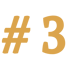 number 3 icon